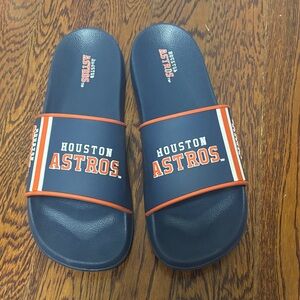 Houston Astros Slide Sandals Men’s Size: Large 11/12 like new